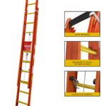 Escada Fibra Extensível Profissional 27 Degraus 8,45m Botafogo