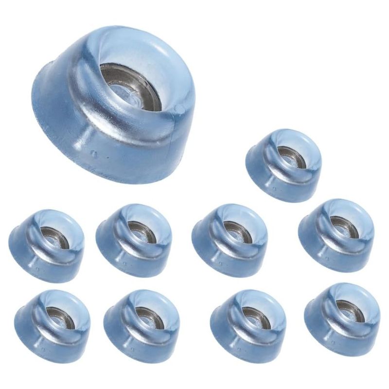 Sapata Antideslizante com Arruela Metálica 28mm Silicone 10 Peças