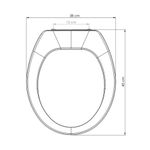 Assento Sanitário Convencional Premium PP Oval Branco