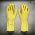 Luva Látex Forrada Amarela Tam G Ca 42023 Imbat