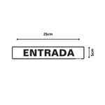 Placa Entrada 5x25cm em Poliestireno