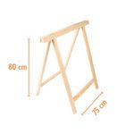 Cavalete Multifuncional Pinus 75x80cm