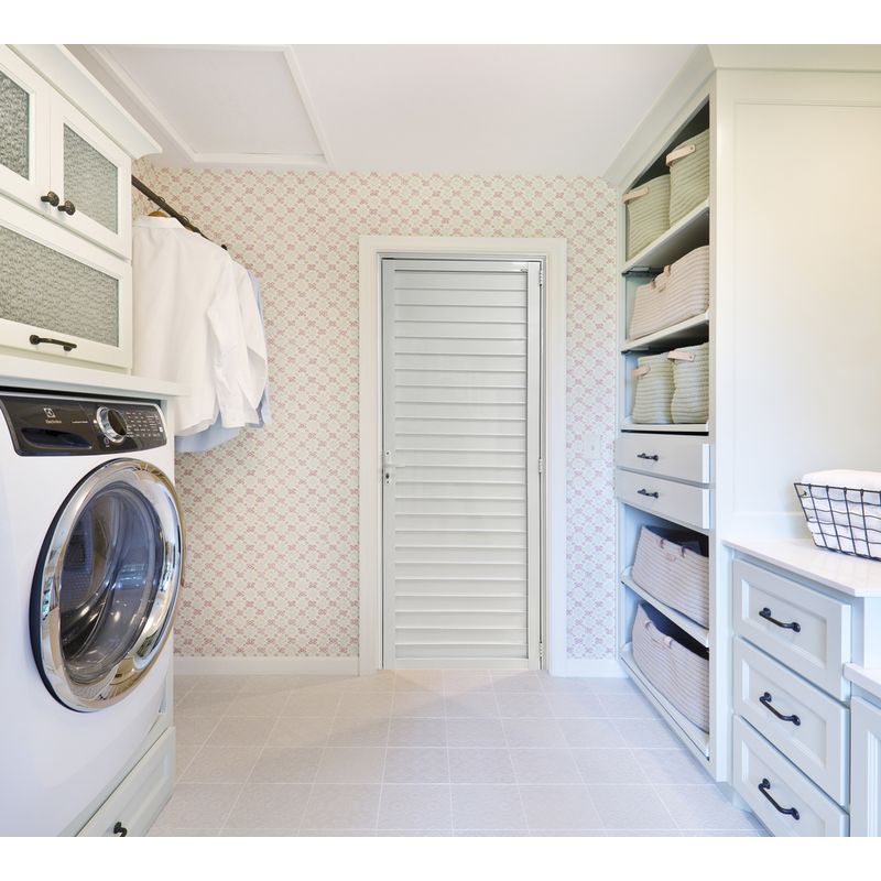 Porta Laminada Fechada Alumínio Branco Direito 210x80cm