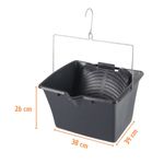 Caçamba Plástica para Pintura 1309 Preto 14L Tigre