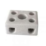 Conector Porcelana 6mm² Pequeno 2 Pólos Interneed