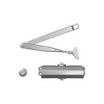 Mola Aérea para Porta 950mm Força 03 até 65Kg Prata