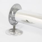 Pé de Mesa Redondo com Sapata Regulável 970mm para Madeira em Alumínio