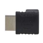 Adaptador HDMI Macho x Fêmea 90 Graus