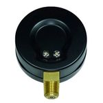 Manômetro 63mm 0-10 bar / 0-150 psi com Caixa Aço 1/4" Genebre
