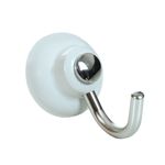 Cabide Unitário Design Branco Alupox