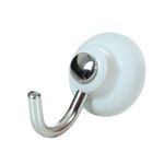 Cabide Unitário Design Branco Alupox