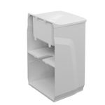 Kit Gabinete Lavanderia com Tanque GTQO Branco