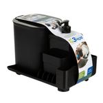 Kit Escorredor para Cozinha com Porta Detergente e Lixeira 2,5L Preto