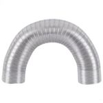 Tubo de Saída de Ar Sanfonado Alumínio 1,5m 90mm Distak