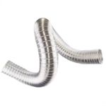 Tubo de Saída de Ar Sanfonado Alumínio 1,5m 90mm Distak