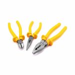 Jogo de Alicates 3 Peças Universal 8" Bico e Corte 6" Robust