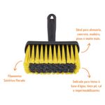 Broxa Retangular 17cm 1199-02 Tigre