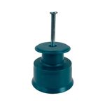 Roldana Plástica com Prego de Aço 36x36mm Sforplast 5 Peças