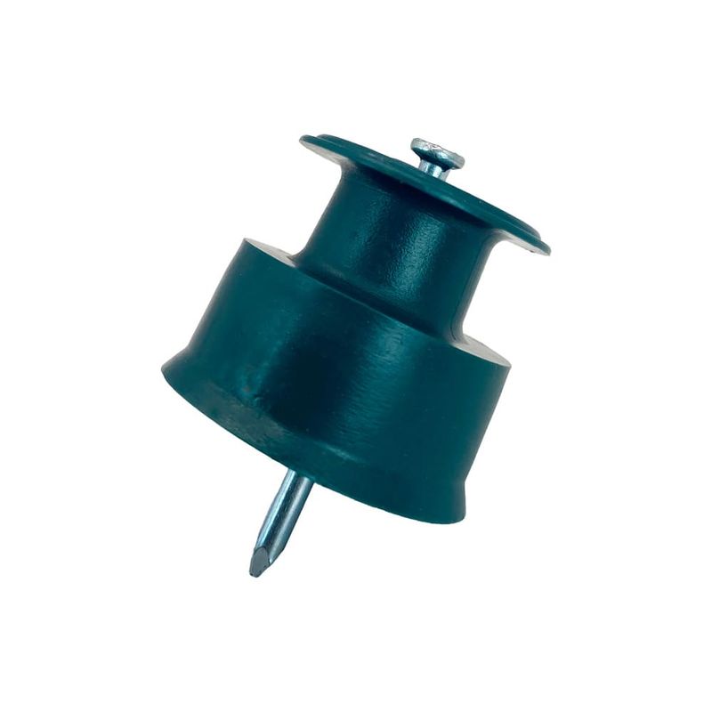 Roldana Plástica com Prego de Aço 36x36mm Sforplast 5 Peças