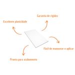 Chapa Drywall Standard Branca 12,5mm 120x240cm Gypsum