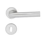 Fechadura Interna Roseta Redonda L892 55mm Inox Lixado