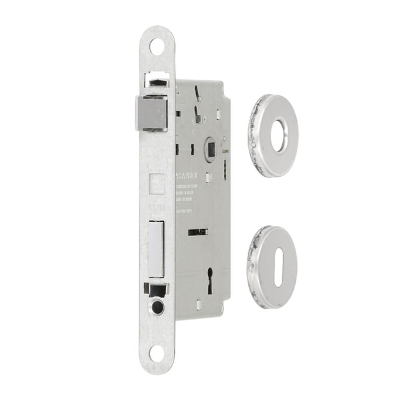 Fechadura Interna Roseta Redonda L892 55mm Inox Lixado