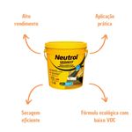 PINTURA ASFALT IMP NEUTROL ACQUA 3,6L FUND E ALICERCE