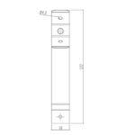 Regulador Rebite Aço para Forro 0,95mm 1,22m Multiperfil