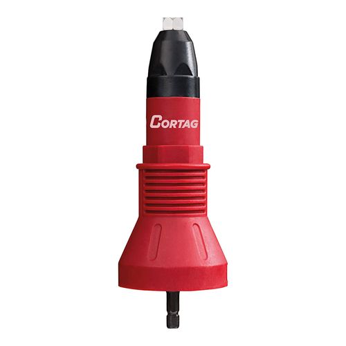 Cabeçote Rebitador 2,4 a 4,8mm Furadeira encaixe Sextavado 1/4" Cortag