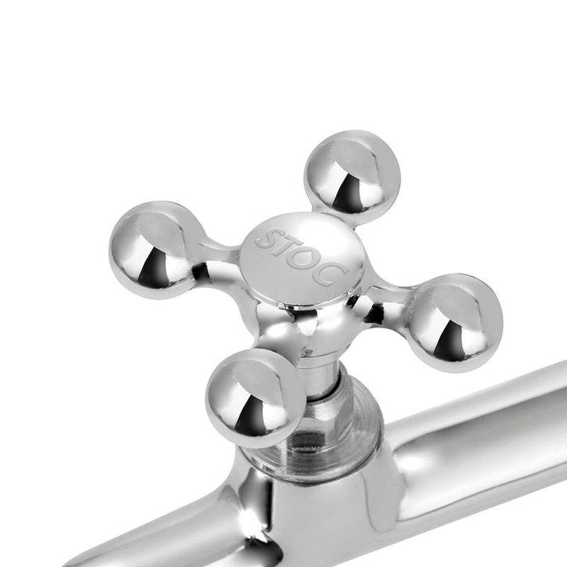 Torneira para Tanque/Jardim Parede Longa com Bico 18cm Cromado