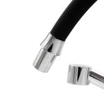 Torneira para Cozinha Parede 1/4V Bica Alta Preto /Cromada Arcos Flex