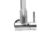 Torneira para Cozinha Parede 1/4V Bica Alta Preto /Cromada Arcos Flex