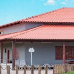 Cumeeira Espigão Superior PVC Articulada Terracota 81x29cm Afort