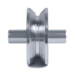 Roldana em V para Portão 2" Aço Zincado 02 Peças