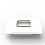 Luminária de Emergência Balizador Branco LED 1W Luz Branca 100 lúmens