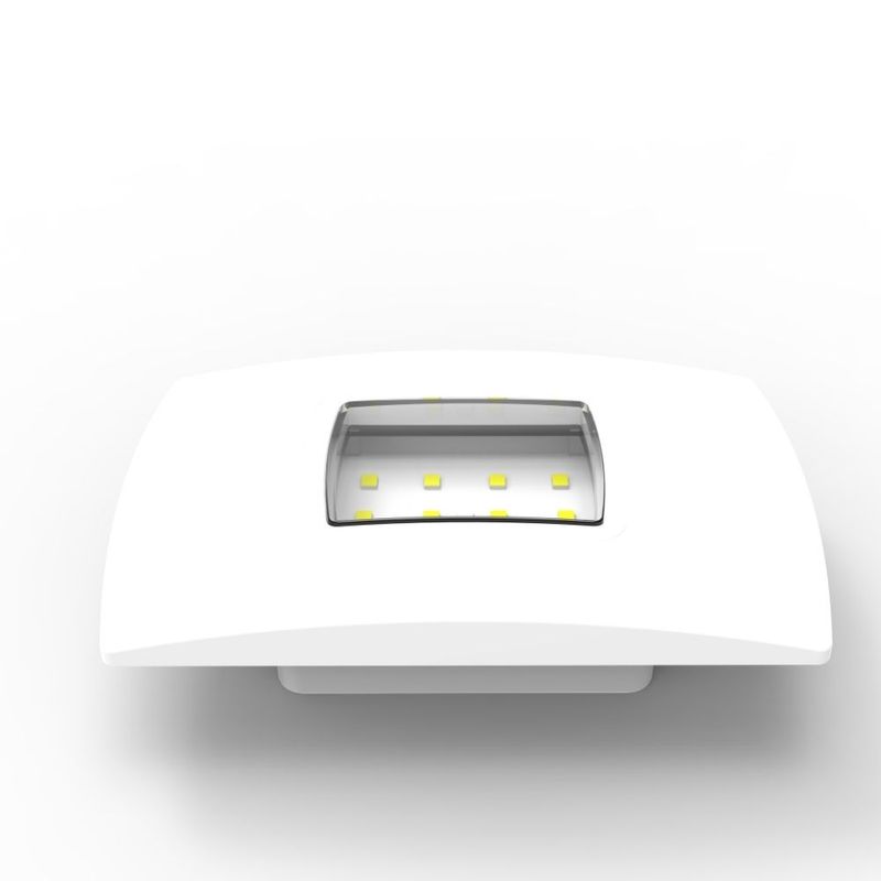 Luminária de Emergência Balizador Branco LED 1W Luz Branca 100 lúmens