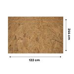 Painel OSB Pinus LP Canteiro 12mm 1,22x2,44m LP Brasil