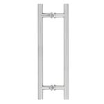 Puxador Barra Redonda Pop Line 40cm Inox 201 Polido