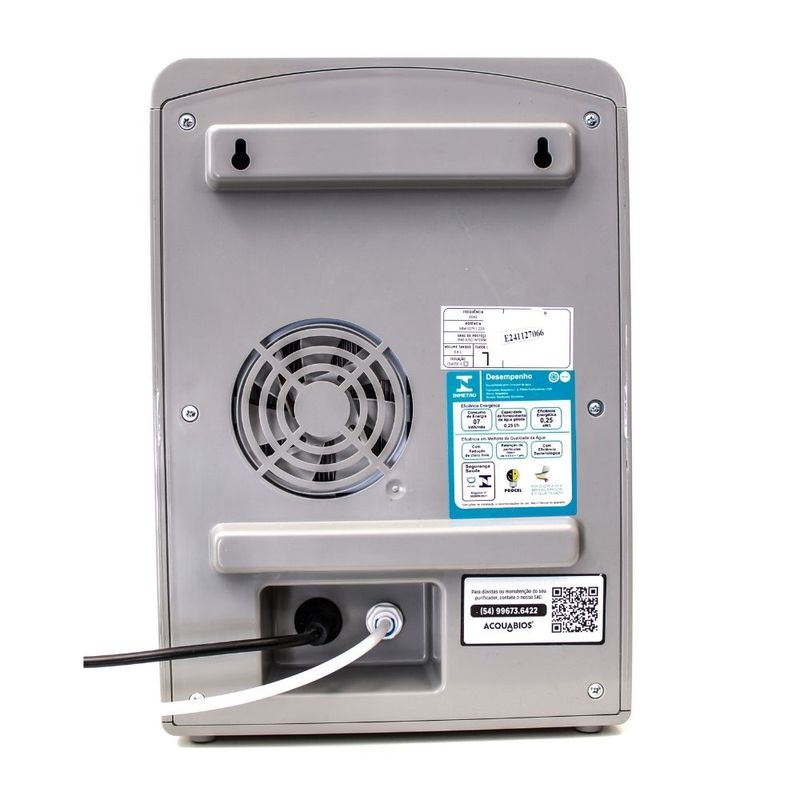 Purificador de Água Refrigerado Basic Prata Bivolt Acquabios