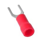 Terminal Forquilha 0,50-1,50mm² Vermelho Eletrokit 20 Peças