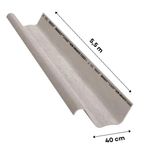 Telha Kalheta Cimentícia Cinza 8mm 5,5m Brasilit