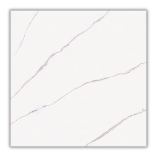 Porcelanato Carrara Retificado Polido Branco 53x53cm 2,28m2