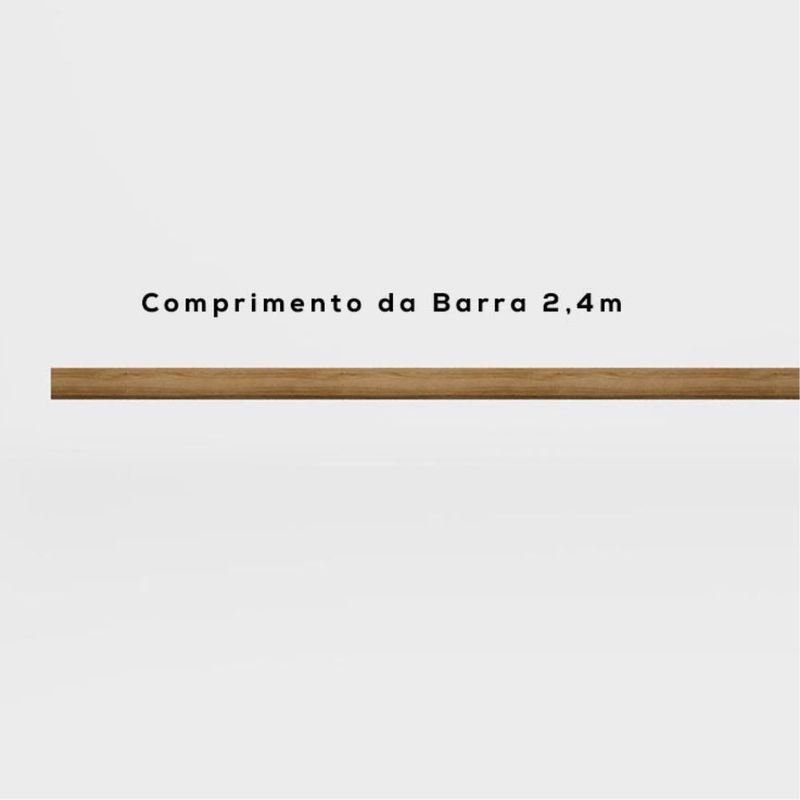 Cordão para Rodapé nº 09 Noce Oro 2,40m