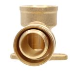 Cotovelo Curto com Base Metálico Pex 16mmx1/2" Astra