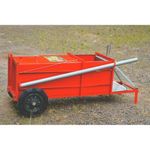 Pneu Maciço Flex Border 350 com Eixo 1" com Rolamento até 100Kg