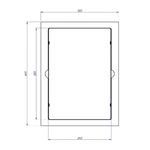 Painel Para Shaft 30X40cm Astra