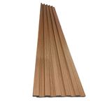 Painel Ripado Poliestireno Sucupira 12,2cmx2,85m