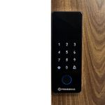 Fechadura Digital de Sobrepor com Biometria Athenas Preto