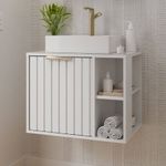 Gabinete para Banheiro Noruega Branco 60,3cm