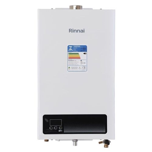Aquecedor de Água a Gás GN 15L E15 FEHBN8 Digital Bivolt Rinnai